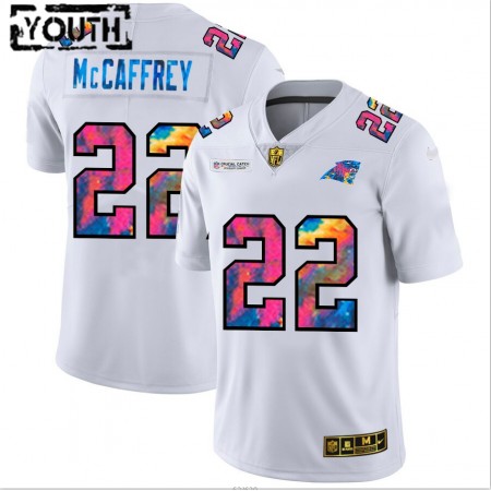Maillot Carolina Panthers Christian McCaffrey 22 Nike 2020 Blanc Multicolore - Enfant